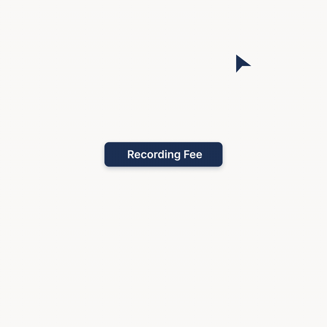 Recording Fee Calculation